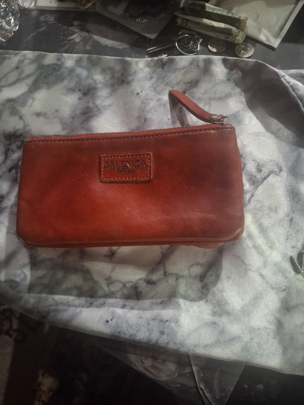 Valencia Leather Zip Wallet - Picture 5 of 6
